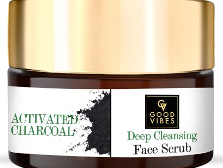 Good Vibes Activated Charcoal Deep Cleansing Face Scrub on Sale