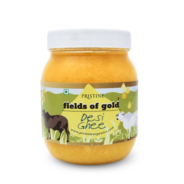 Pristine Fields of Gold - Desi Ghee | Vedic Bilona Method | Churned From Curd | Pure & Natural | on Sale