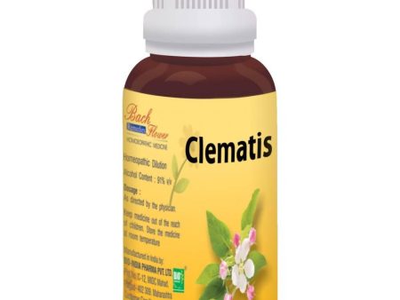 Bio India Homeopathy Bach Flower Clematis Dilution Cheap