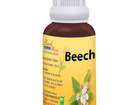 Bio India Homeopathy Bach Flower Beech Dilution For Cheap