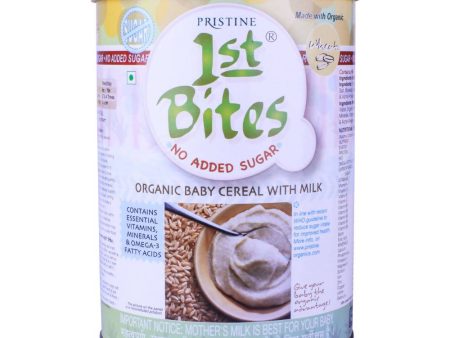 Pristine 1st Bites Organic Wheat Baby Cereal Stage-1 Tin on Sale