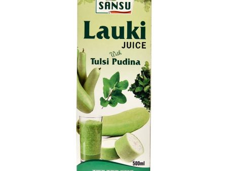 Sansu Lauki (Bottle Gourd) Juice with Tulsi Pudina Hot on Sale