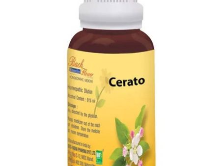 Bio India Homeopathy Bach Flower Cerato Dilution Online now