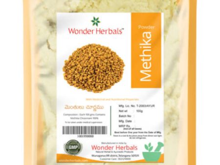 Wonder Herbals Mentulu (Methika,Fenugreek) Powder Hot on Sale