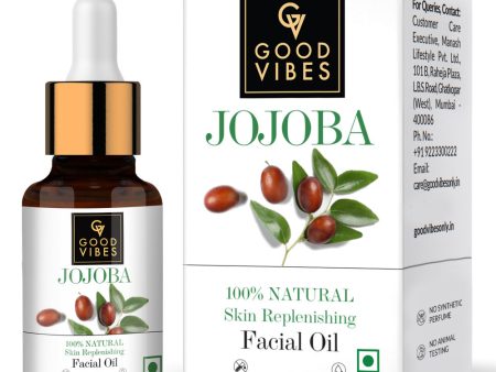 Good Vibes 100% Natural Jojoba Skin Replenishing Facial Oil For Sale