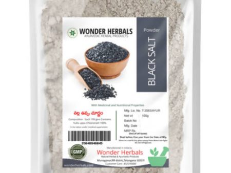 Wonder Herbals Nalla uppu (Black salt) Powder Supply